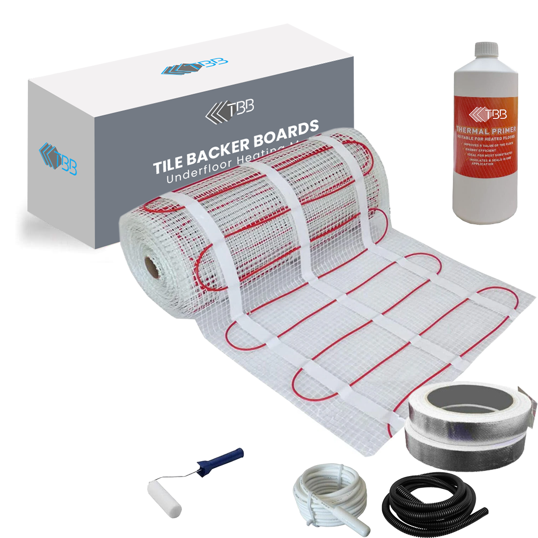 Electric Underfloor Heating Kit 200w per m² with No Thermostat Included