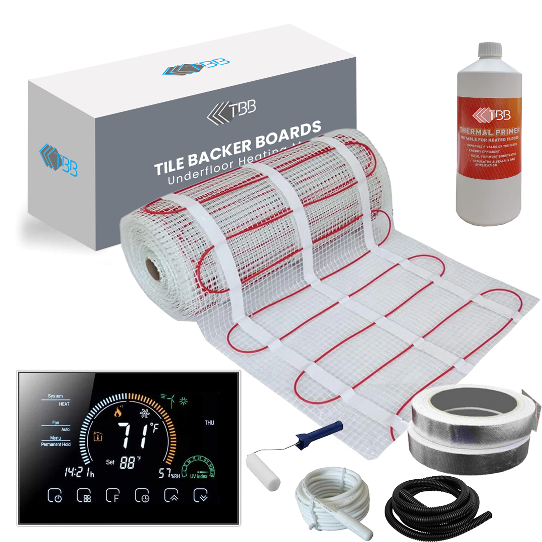 200W Electric Underfloor Heating Kit with WiFi Thermostat