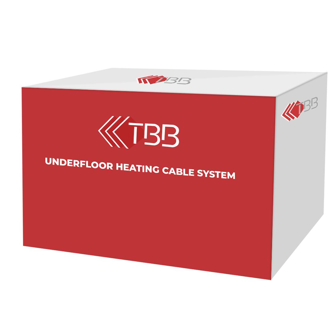 Electric Underfloor Heating Cable System 150w per m², No Thermostat