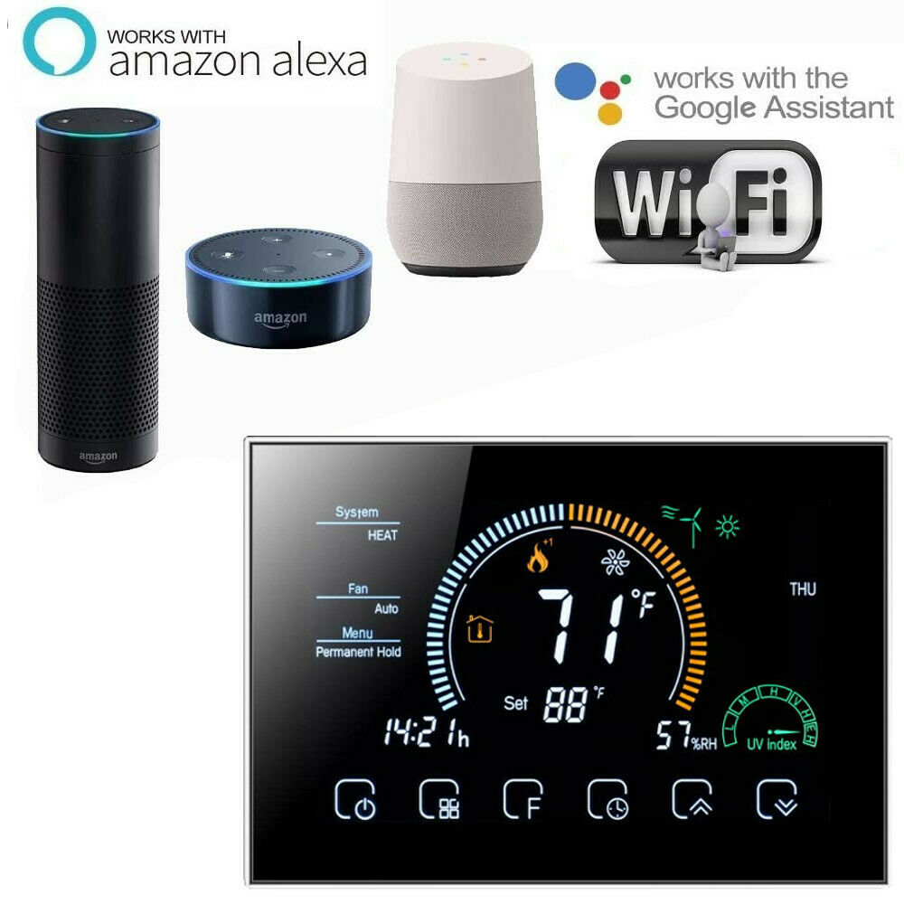 Smart BECA 8000 WiFi Thermostat for Boiler Heating or Electric Underfloor heating