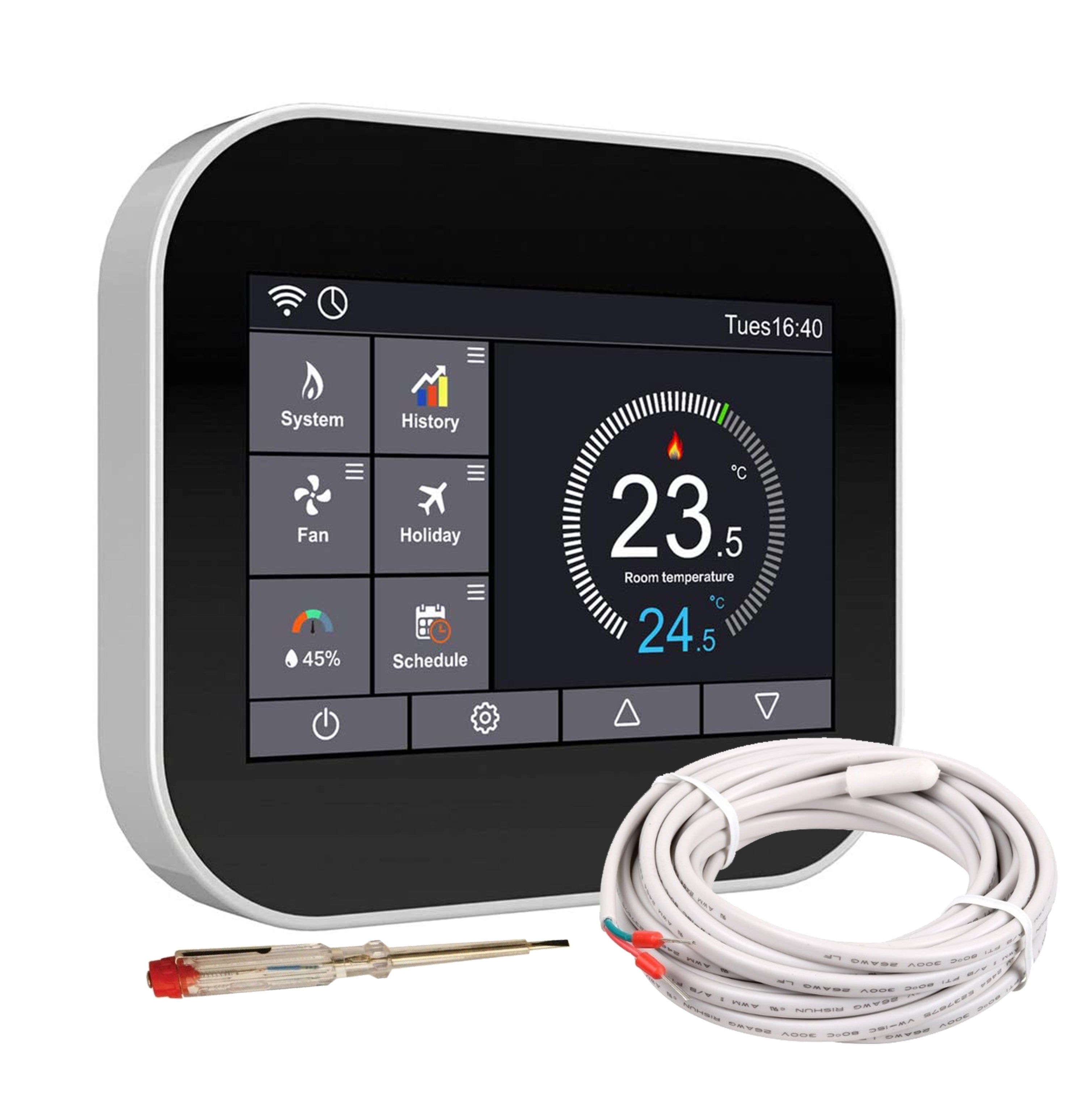 MC6 Smart Thermostat: WiFi Remote Underfloor Heating