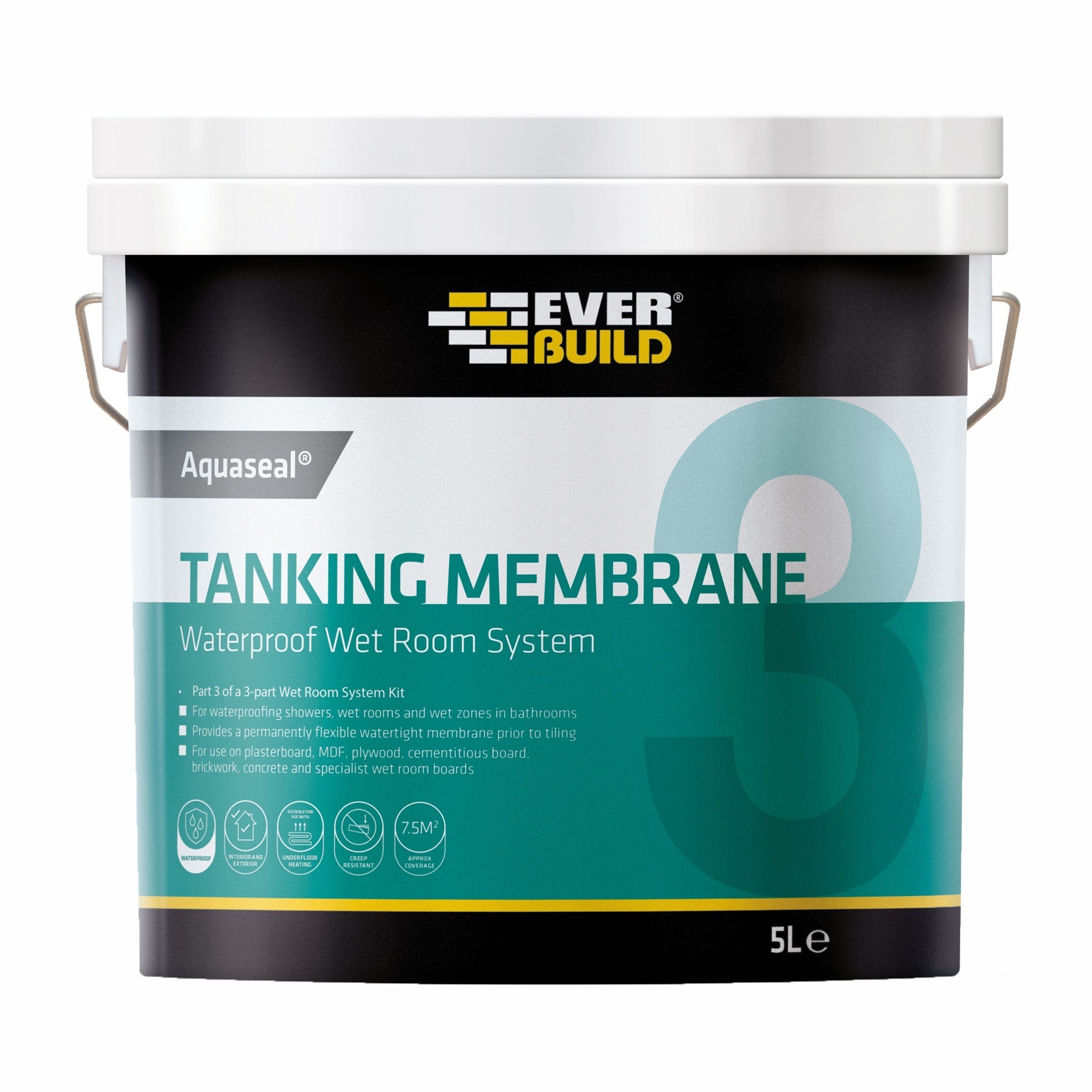Aquaseal Wet Room System Waterproof Membrane & Complete Kit