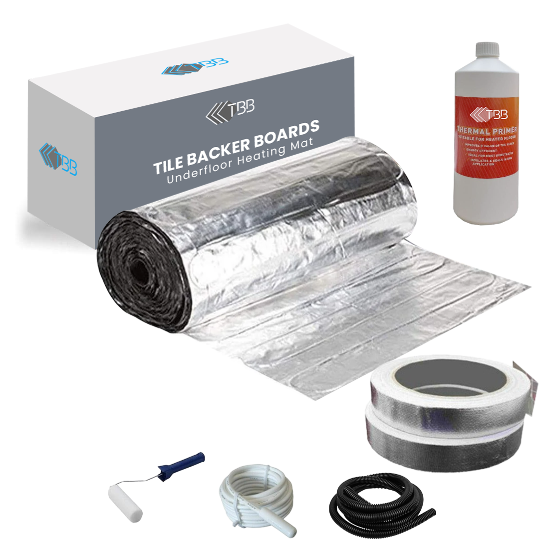 Elite Red Electric Underfloor Foil Heating Kit 150w per m² with No Thermostat Included