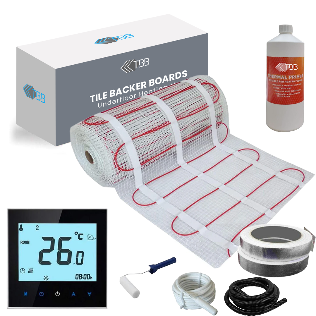 Elite Electric Underfloor Heating Kit 200w per m² with WiFi Enabled Thermostat