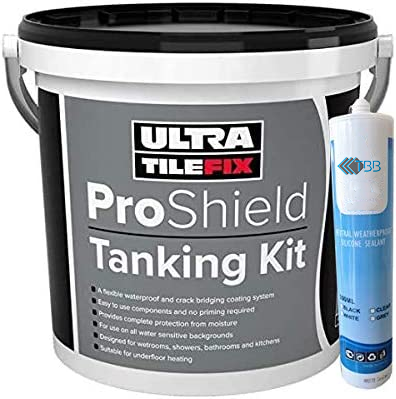 Ultratilefix Proshield Waterproof Tanking System Kit 7m – Premium Wet Room Sealant Kit