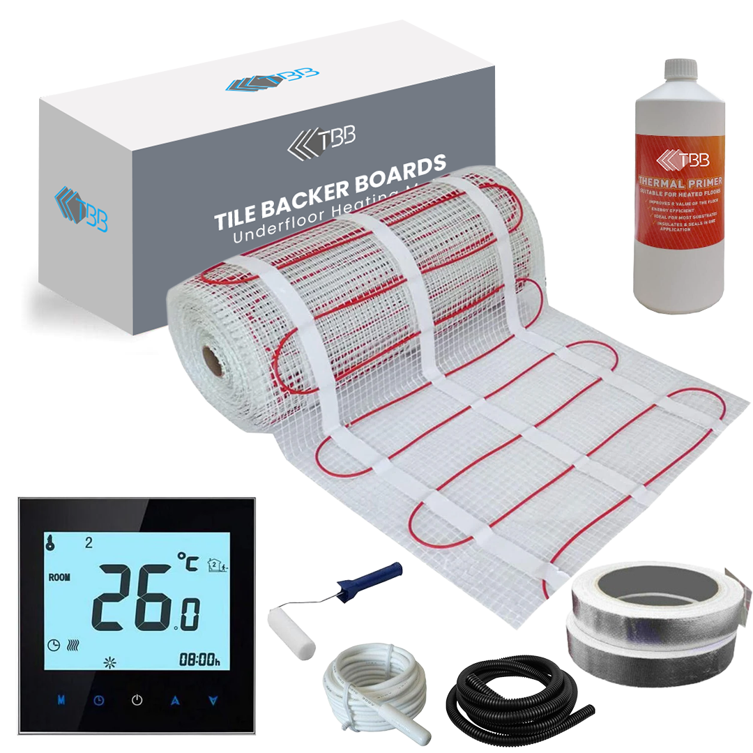 TBB - Elite Electric Underfloor Heating Kit 150w per m² , WiFi Thermostat