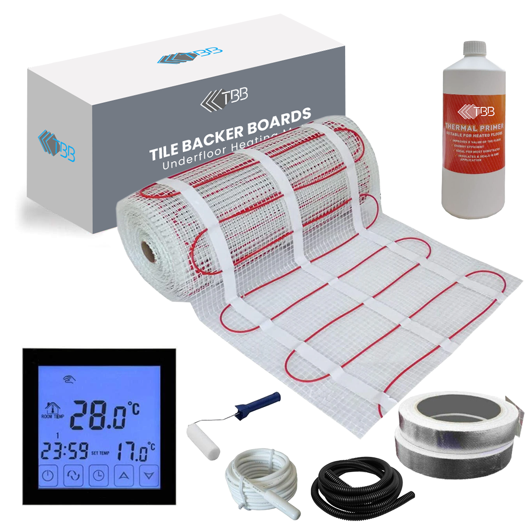 Elite Electric Underfloor Heating Kit 150w per m² with Touchscreen Thermostat
