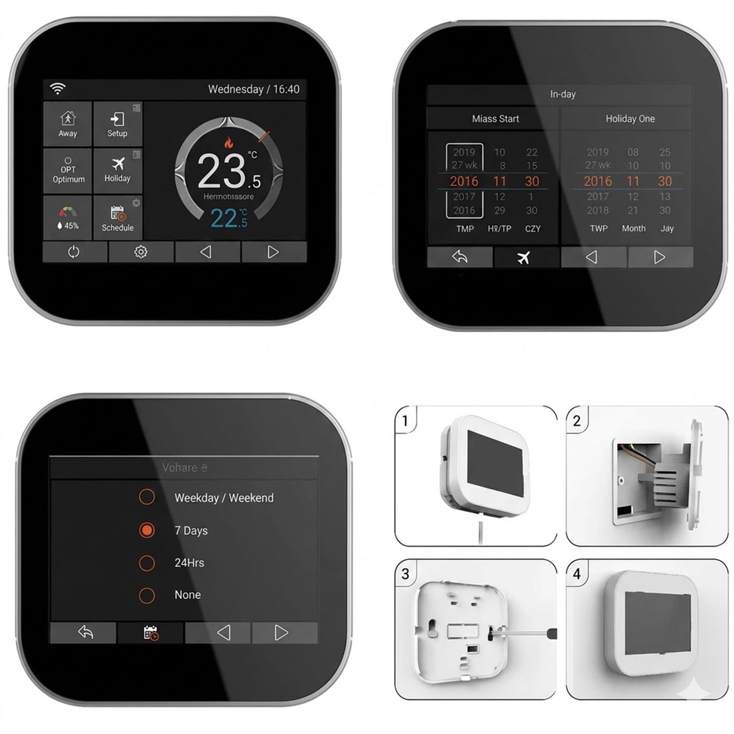MC6 Smart Thermostat – WiFi & Remote Controlled for Electric Underfloor Heating, Alexa Compatible