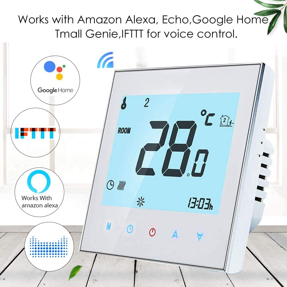 BCA 1000 WiFi Electric Thermostat – Easy Install, Smart Control with Alexa & Google Home