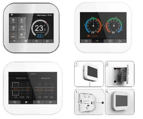 MC6 Smart Thermostat – WiFi & Remote Controlled for Electric Underfloor Heating, Alexa Compatible