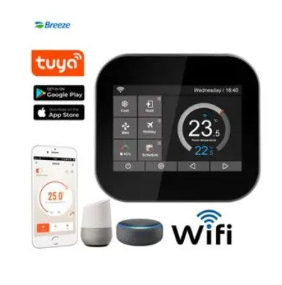 MC6 Smart Thermostat - For Electric Underfloor Heating, Remote & Wifi, Alexa