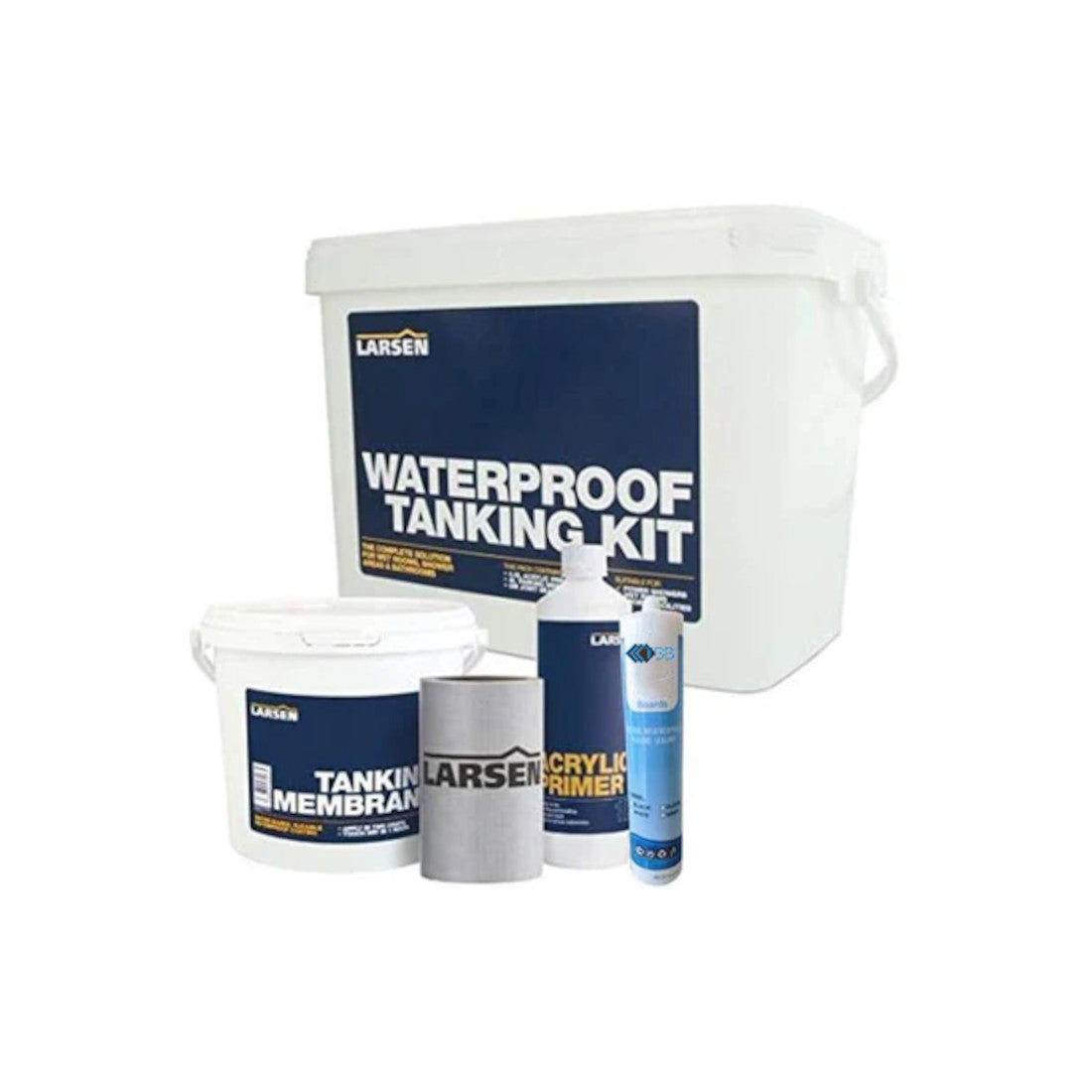 Larsen Waterproof Tanking System Kit for Bathrooms and Wetrooms