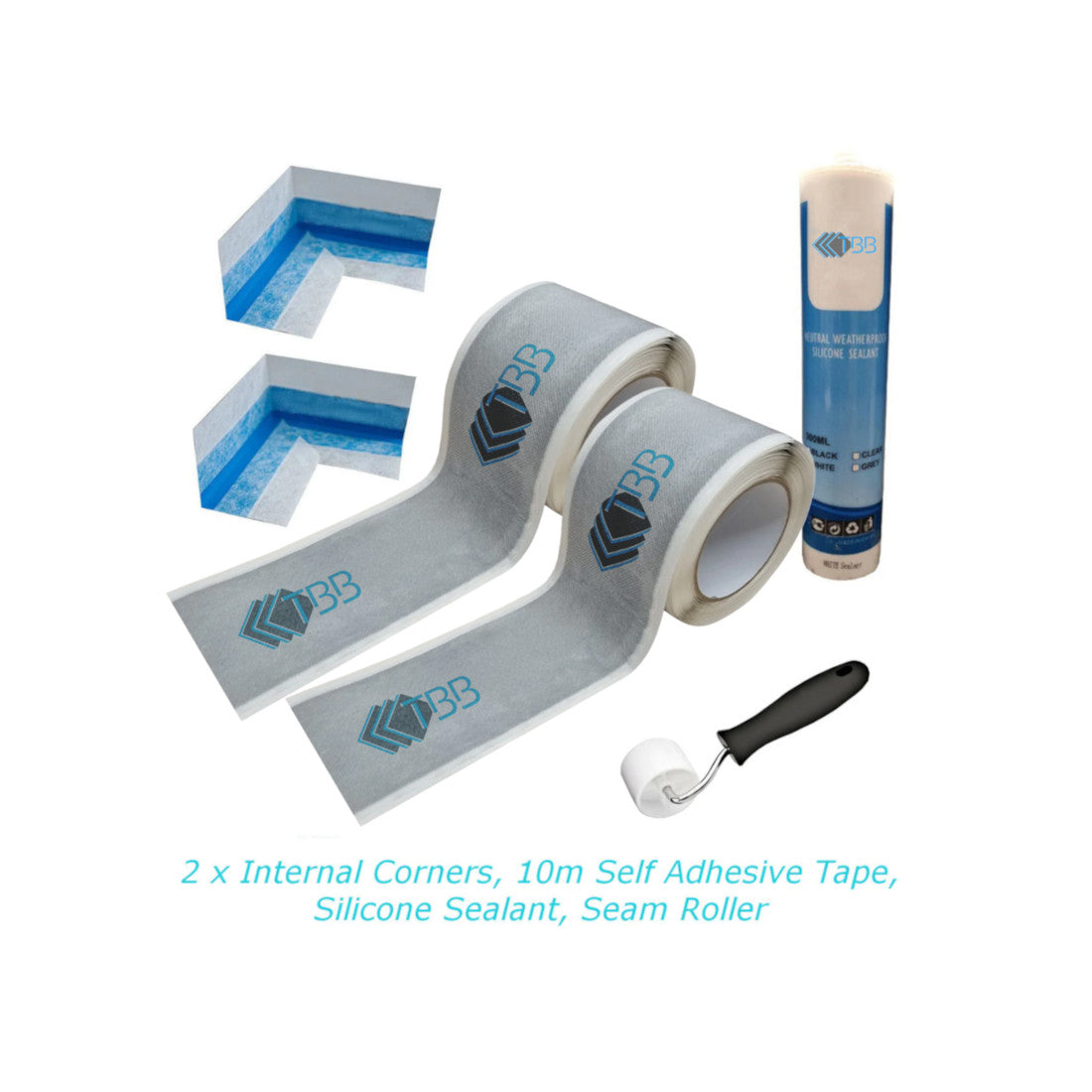 Waterproof Sealing Kit – Complete Moisture Barrier Solution for Wetrooms, Bathrooms & Showers