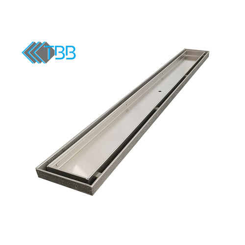 20mm Tile Backer Boards Linear Wetroom Shower Tray & Waste & Grate