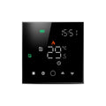 Black Glass WiFi Thermostat – Touchscreen Electric Control, Mobile App & Smart Home Compatible, Floor Sensor & Install Kit Included