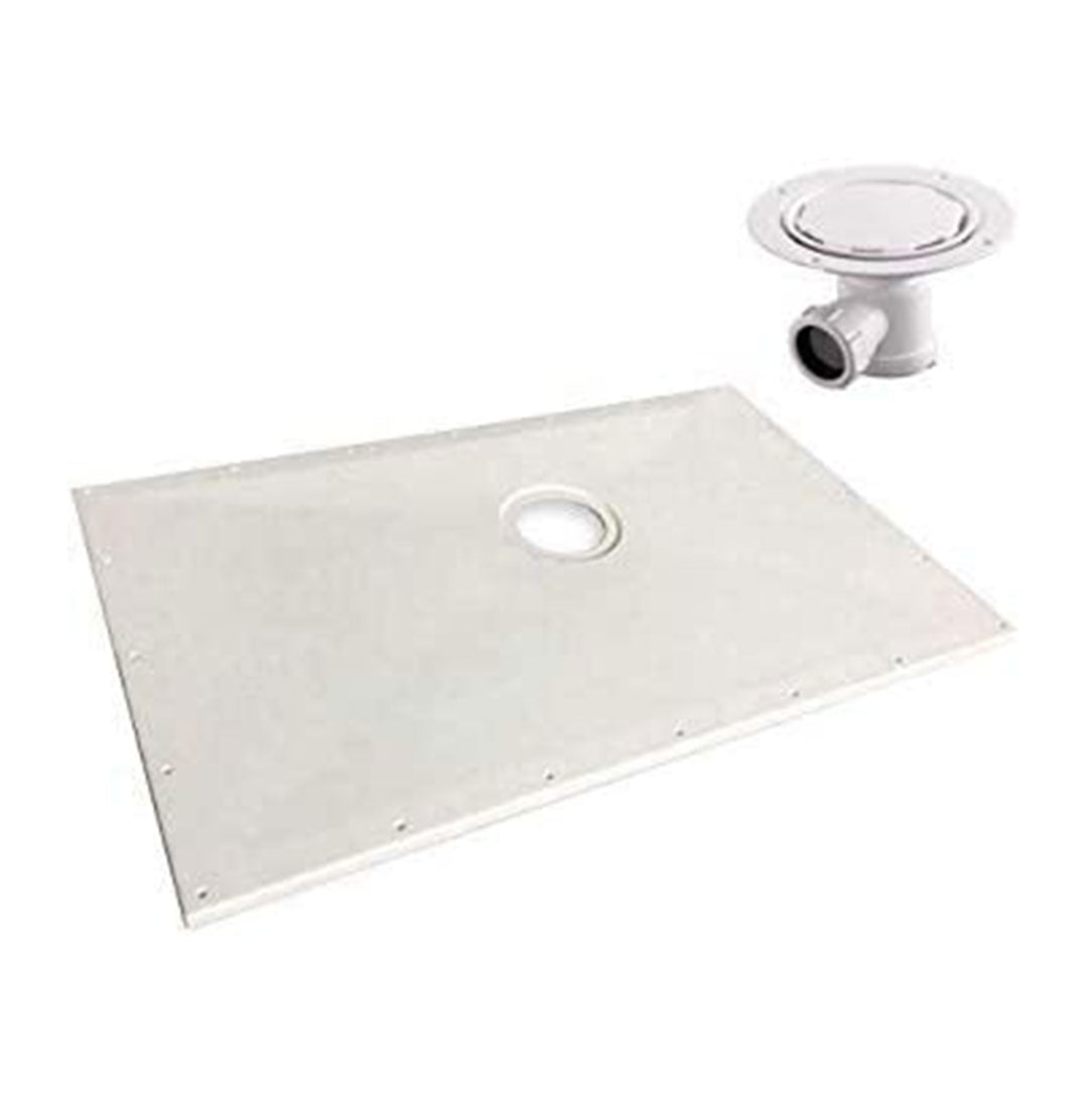 Tile Backer Boards Vinyl Wetroom Tray and Waste Kit