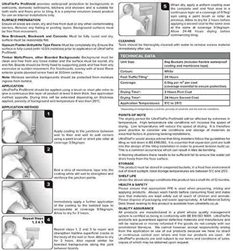 Ultratilefix Proshield Waterproof Tanking System Kit 7m – Premium Wet Room Sealant Kit