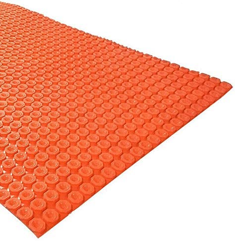 Red Underfloor Heating Mat Base Underlay – Anti-Crack Membrane for Loose Cable Systems