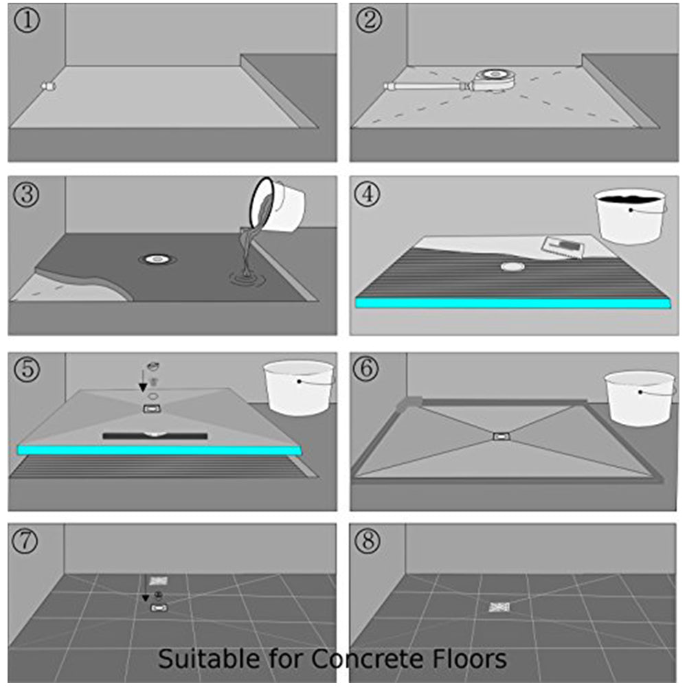 Tile Backer Boards Wetroom Shower Tray Only