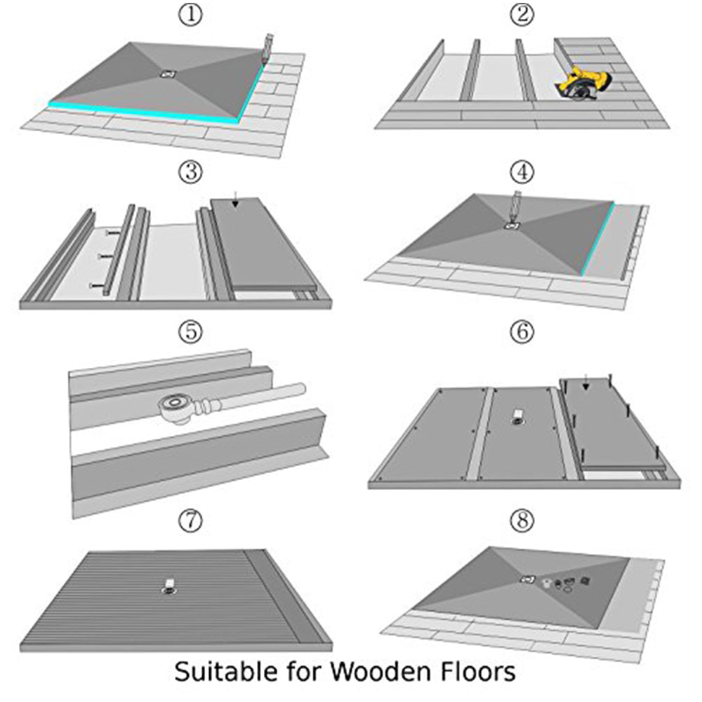 Tile Backer Boards Wetroom Shower Tray Only