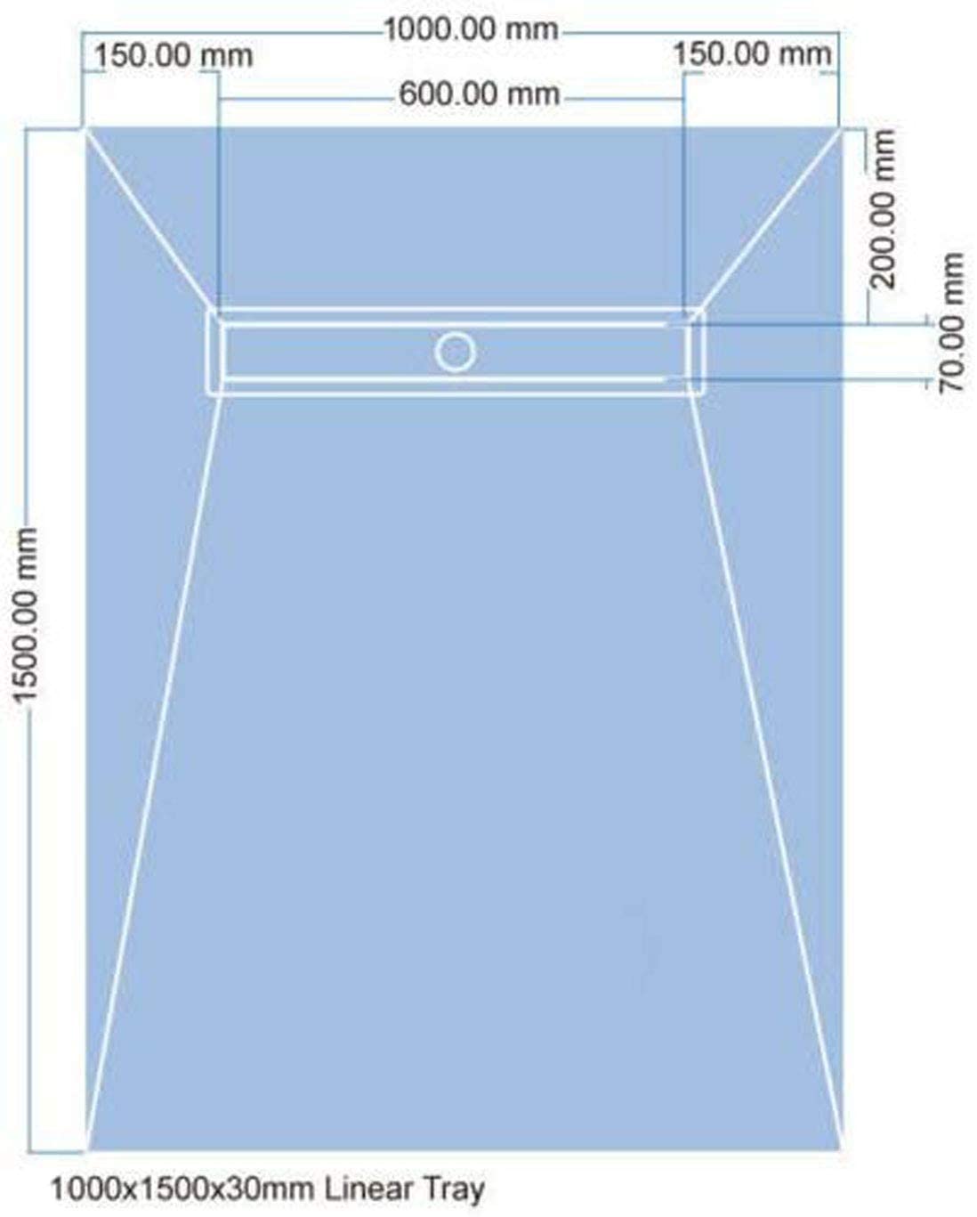 Linear Wetroom Shower Tray & Ultra Proshield Kit