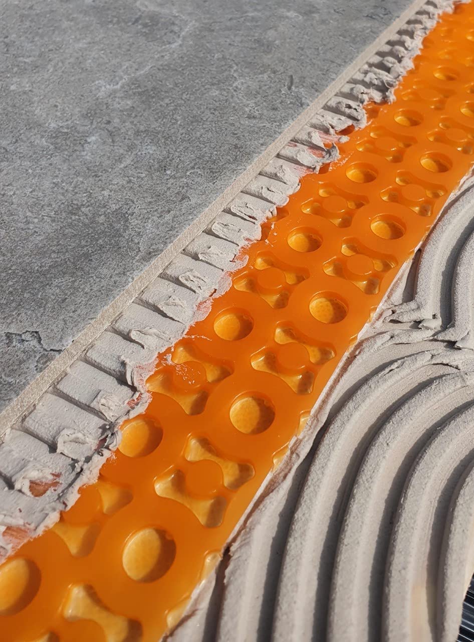 Tile Backer Boards – Decoupling Membrane for Newly Laid Floors 30m² / 10m² / 5m² – Anti-Crack, Waterproof and Sound-Proof Plastic Ply Decoupling Membrane – Quick & Easy Laying with Easy Spread Adhesive