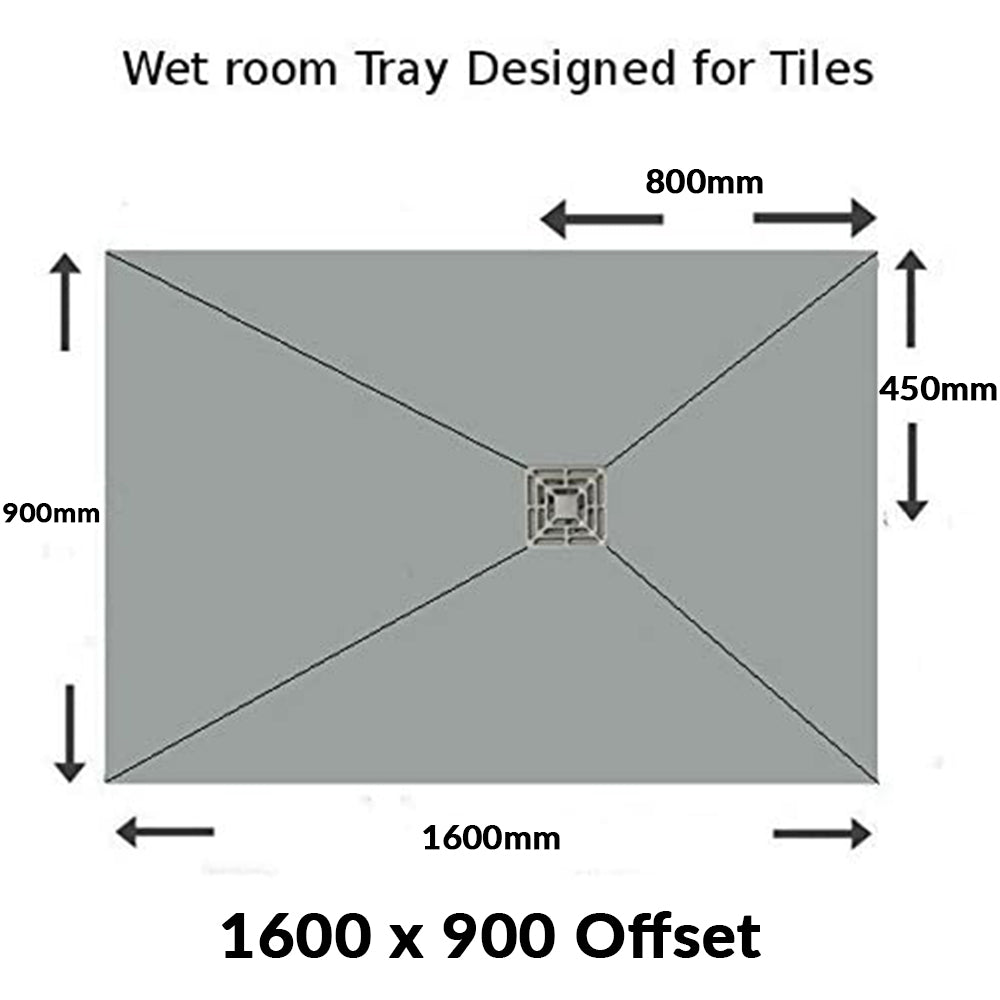 Tile Backer Boards Wetroom Shower Tray Only