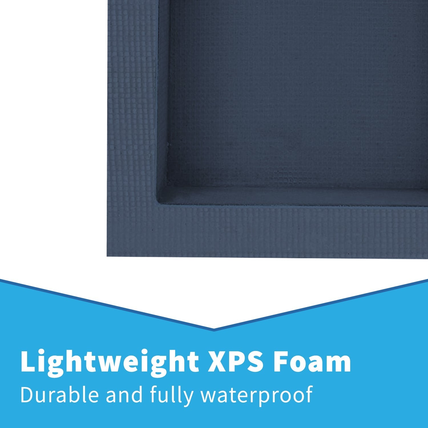 Shower Niche – Tileable Shelf, Waterproof Recess Alcove for Wet Rooms, Built-In Storage