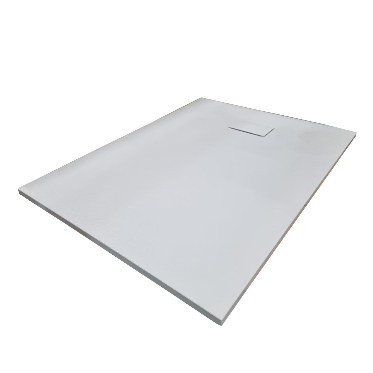 SMC Shower Base Pan Drain System – Curbless Non-Slip Wetroom Floor Tray, Durable Lightweight Sheet Moulding Compound