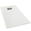 SMC Shower Base Pan Drain System – Curbless Non-Slip Wetroom Floor Tray, Durable Lightweight Sheet Moulding Compound