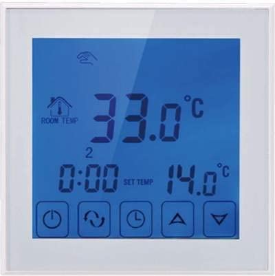 Electric Underfloor Heating Cable System 150w per m², Touchscreen Thermostat