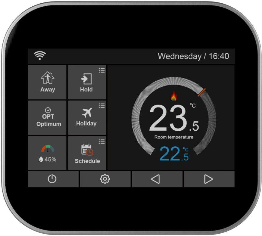 MC6 Smart Thermostat - For Electric Underfloor Heating, Remote & Wifi, Alexa