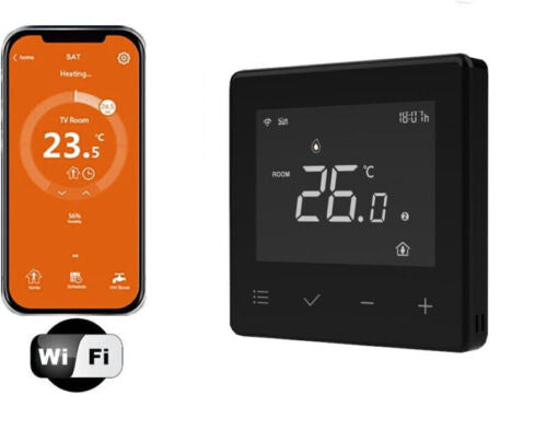 MC21 Wifi Electric Thermostat – Easy Install, Wireless Smart Control with Mobile App